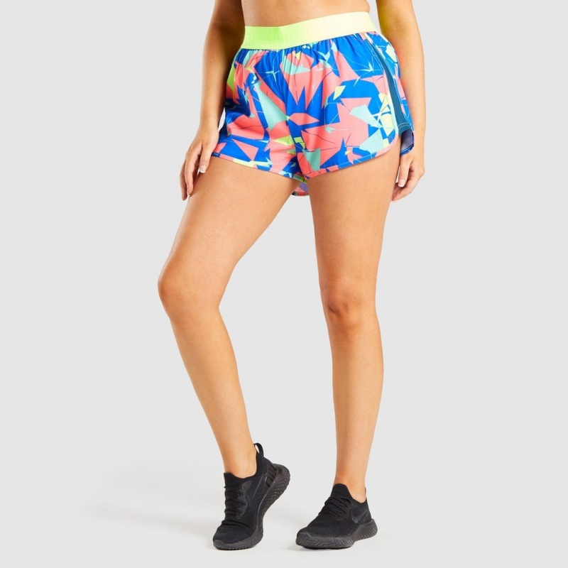 Σορτσ Gymshark Αθλητικά Loose Fit Print | 571ILSHFQ