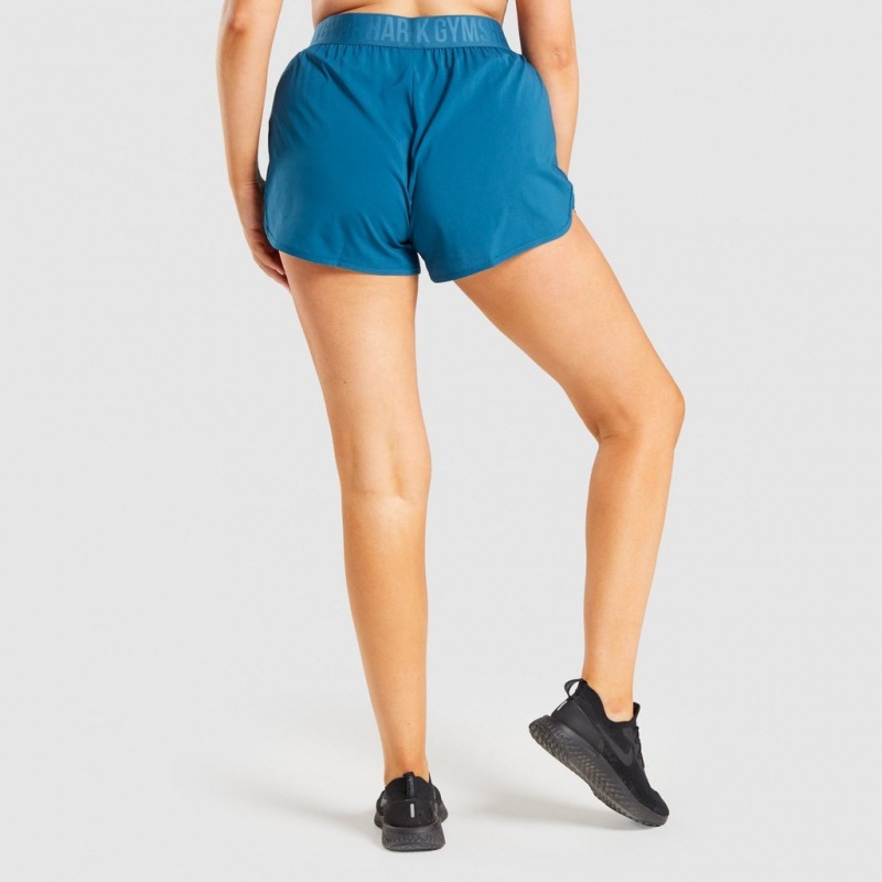 Σορτσ Gymshark Αθλητικά Loose Fit Teal | 715WRLYBS
