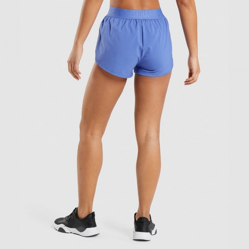 Σορτσ Gymshark Αθλητικά Loose Fit μπλε | 047ZHTCOE