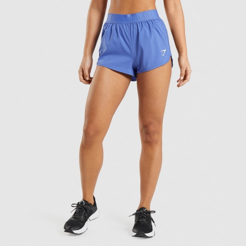 Σορτσ Gymshark Αθλητικά Loose Fit μπλε | 047ZHTCOE