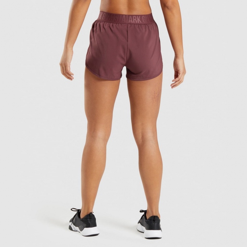 Σορτσ Gymshark Αθλητικά Loose Fit καφε | 652FXTCKV