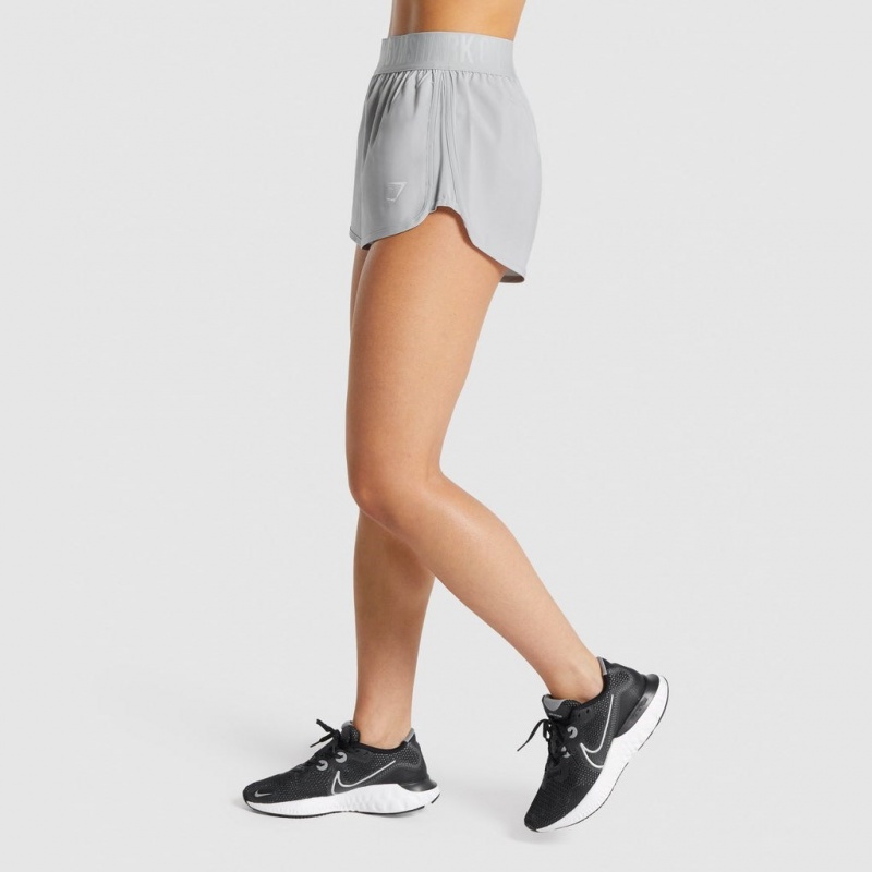 Σορτσ Gymshark Αθλητικά Loose Fit ανοιχτο γκρι | 947SNGEPI