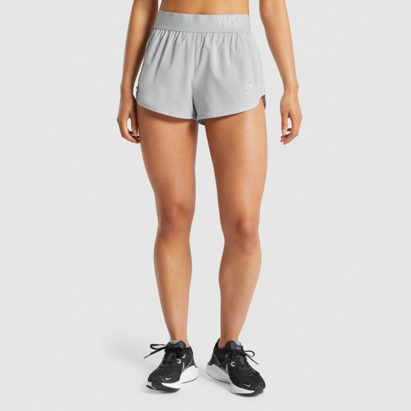 Σορτσ Gymshark Αθλητικά Loose Fit ανοιχτο γκρι | 947SNGEPI