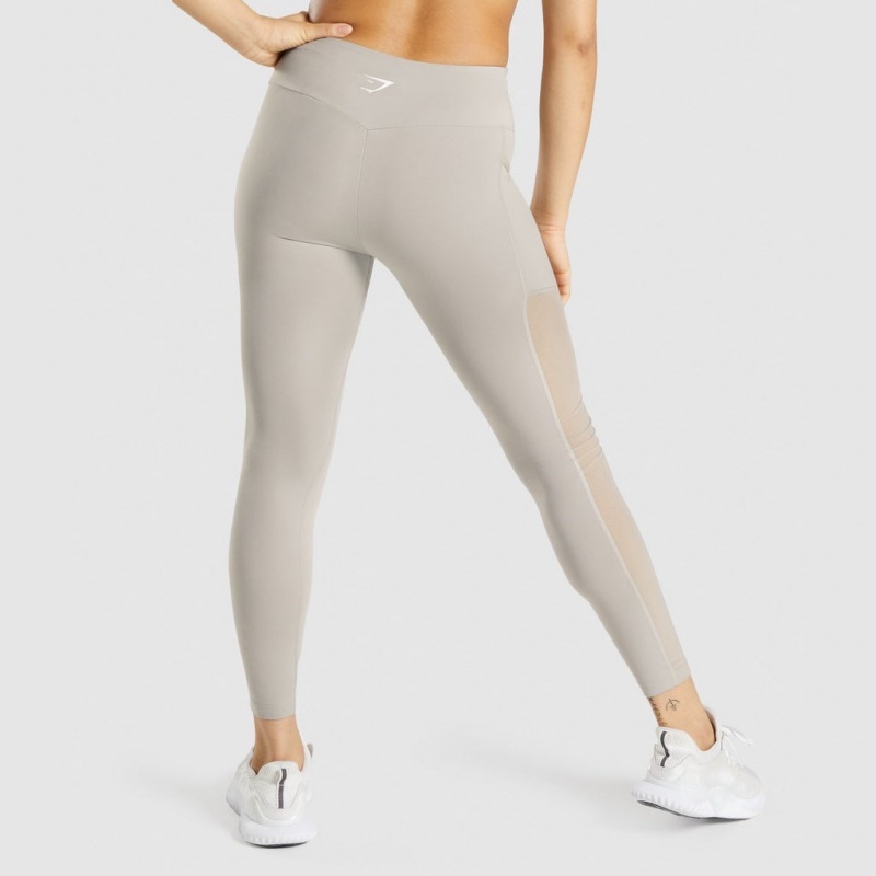 Κολαν Gymshark Αθλητικά Mesh Pocket γκρι | 410LWSYZM