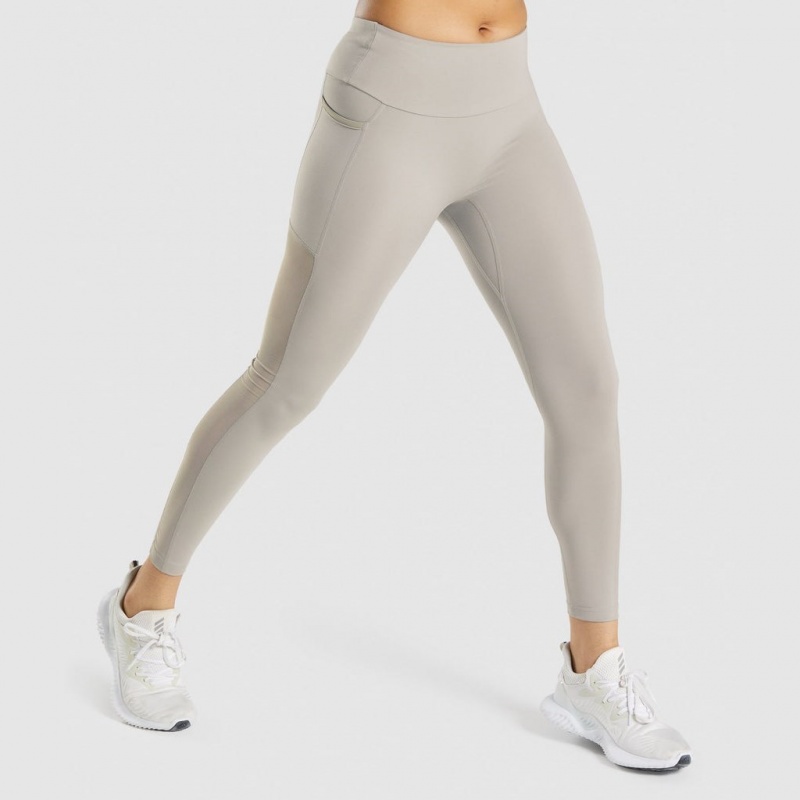 Κολαν Gymshark Αθλητικά Mesh Pocket γκρι | 410LWSYZM