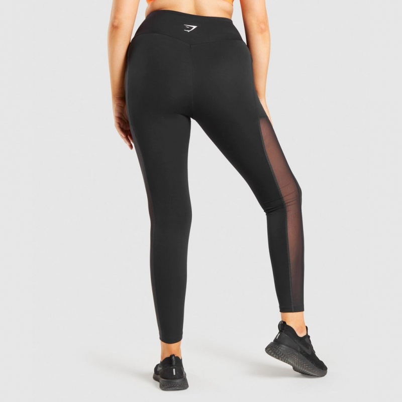 Κολαν Gymshark Αθλητικά Mesh Pocket μαυρα | 749WIQHBO
