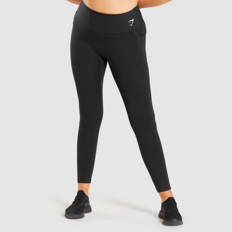 Κολαν Gymshark Αθλητικά Mesh Pocket μαυρα | 749WIQHBO