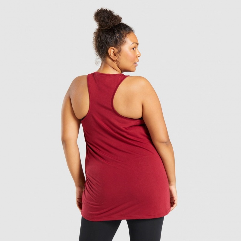 Γιλεκο Gymshark Αθλητικά Oversized μπορντο | 469OKEPGQ