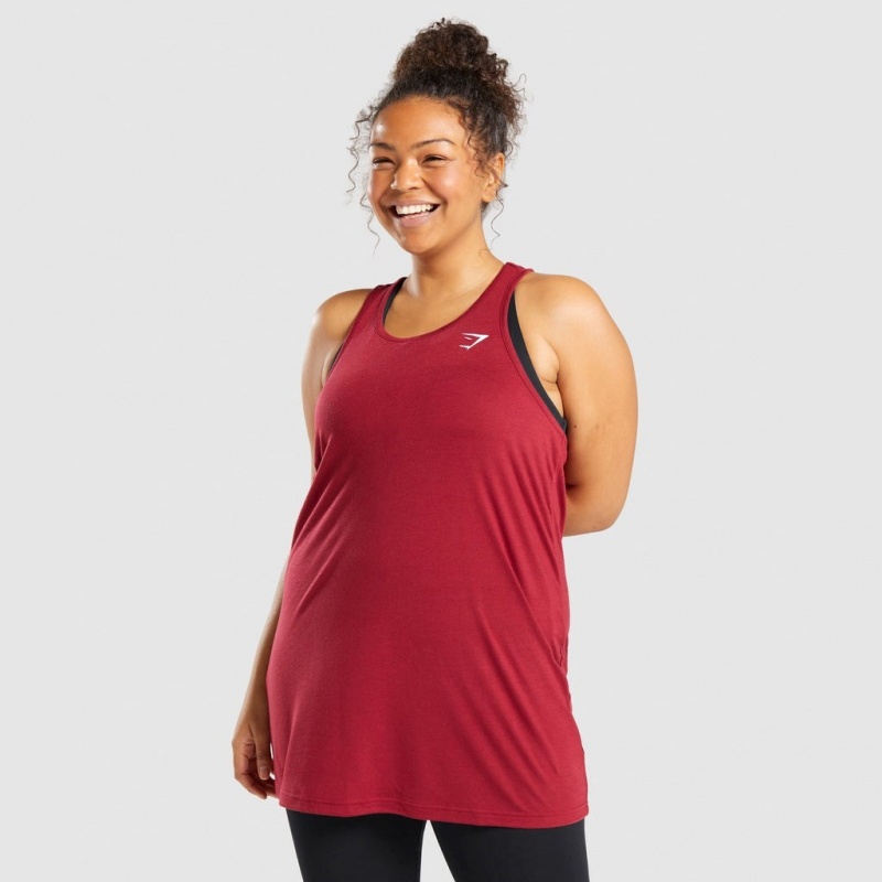 Γιλεκο Gymshark Αθλητικά Oversized μπορντο | 469OKEPGQ