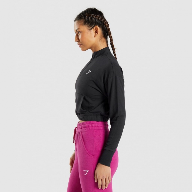 Φουτερ Gymshark Αθλητικά Pippa μαυρα | 143EUWSAX