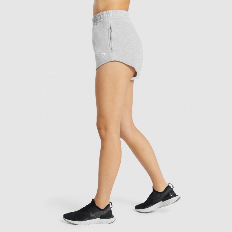 Σορτσ Gymshark Αθλητικά Sweat ανοιχτο γκρι | 152KGNMTA