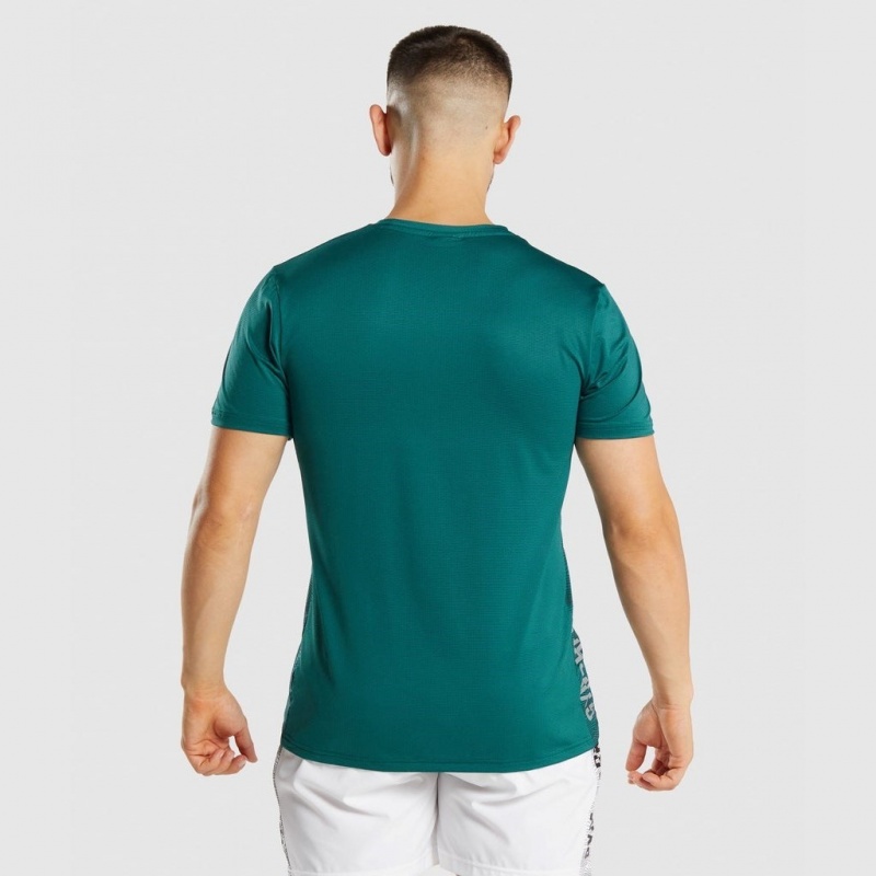 μπλουζακια Gymshark Αθλητικά Teal | 416PCMKTA