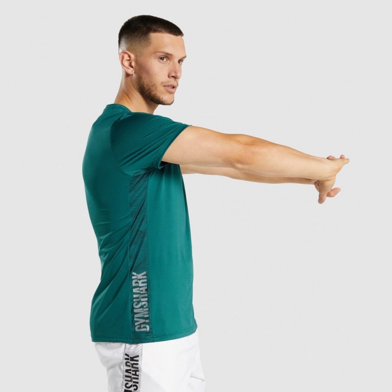 μπλουζακια Gymshark Αθλητικά Teal | 416PCMKTA