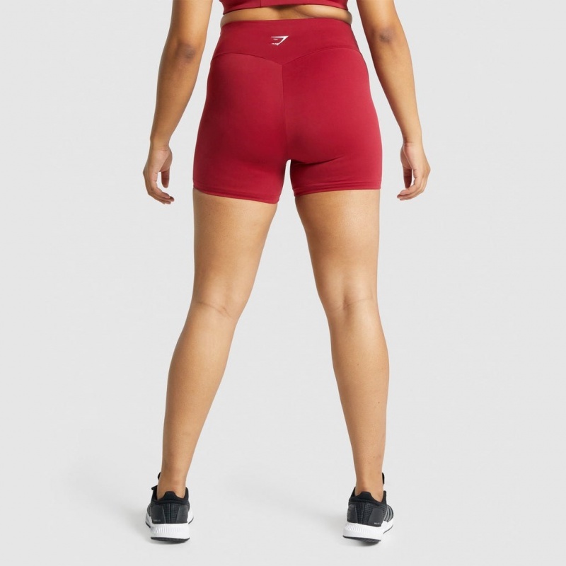 Σορτσ Gymshark Αθλητικά μπορντο | 456WPJHFM