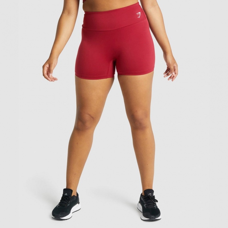 Σορτσ Gymshark Αθλητικά μπορντο | 456WPJHFM