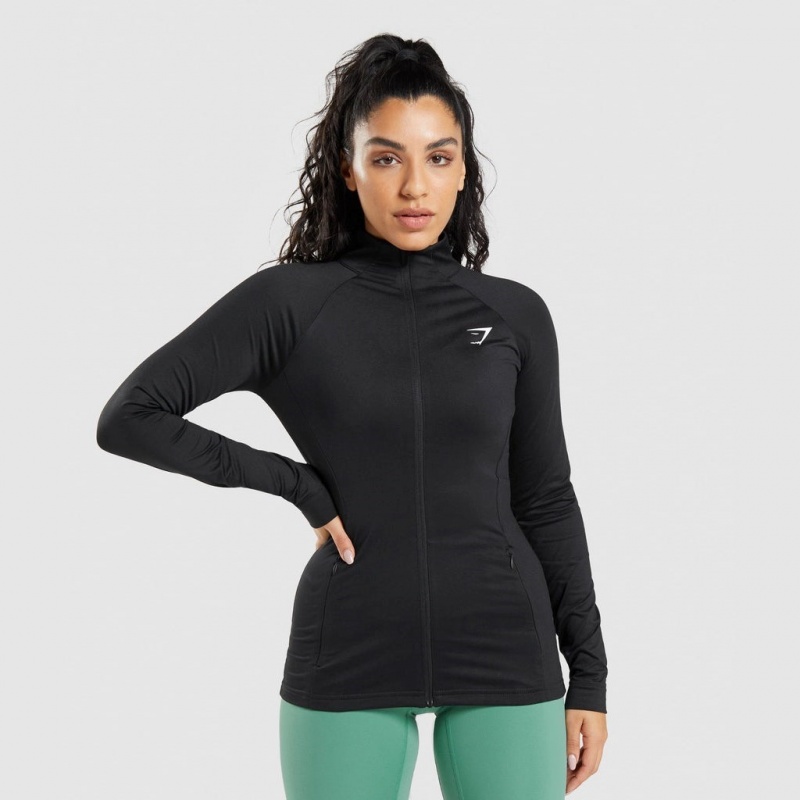 Μπουφαν Gymshark Αθλητικά μαυρα | 460CKURJS