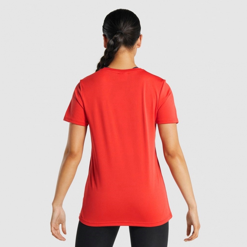 μπλουζακια Gymshark Αθλητικά κοκκινα | 610EMVNCF