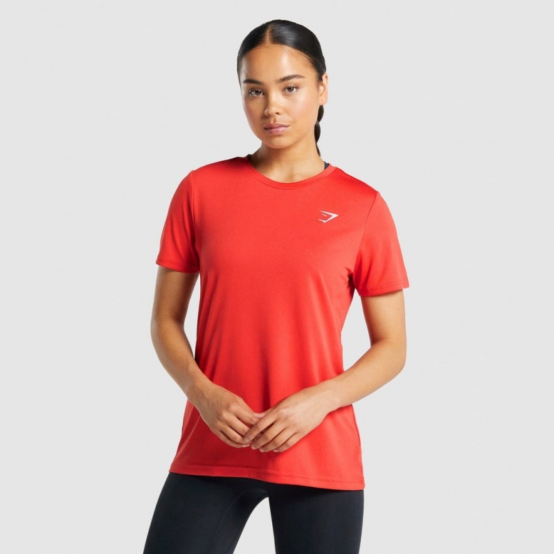 μπλουζακια Gymshark Αθλητικά κοκκινα | 610EMVNCF