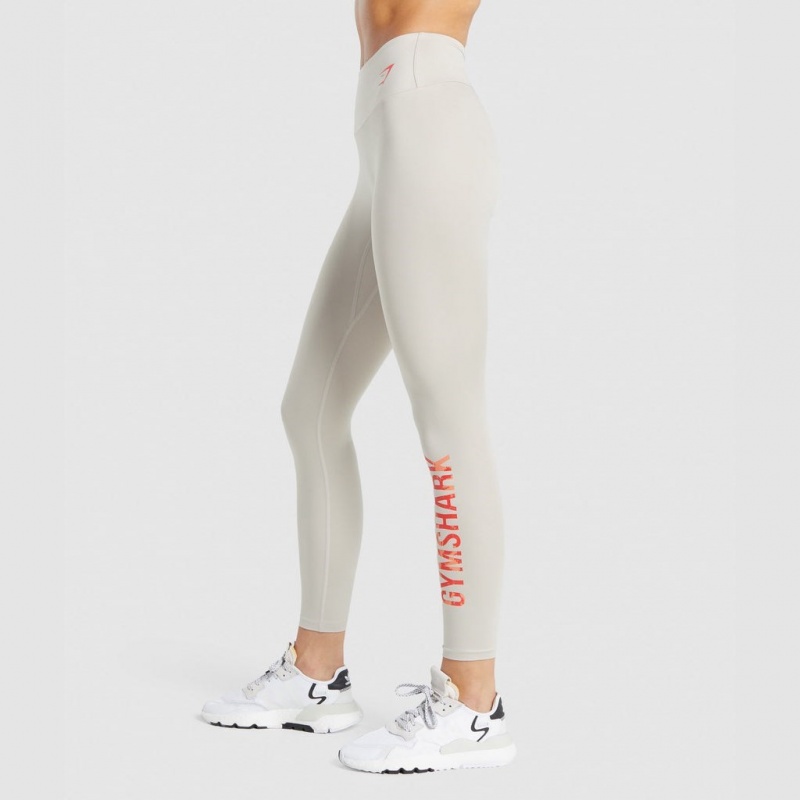 Κολαν Gymshark Αθλητικά σταμπεσ γκρι | 196CNXLJS