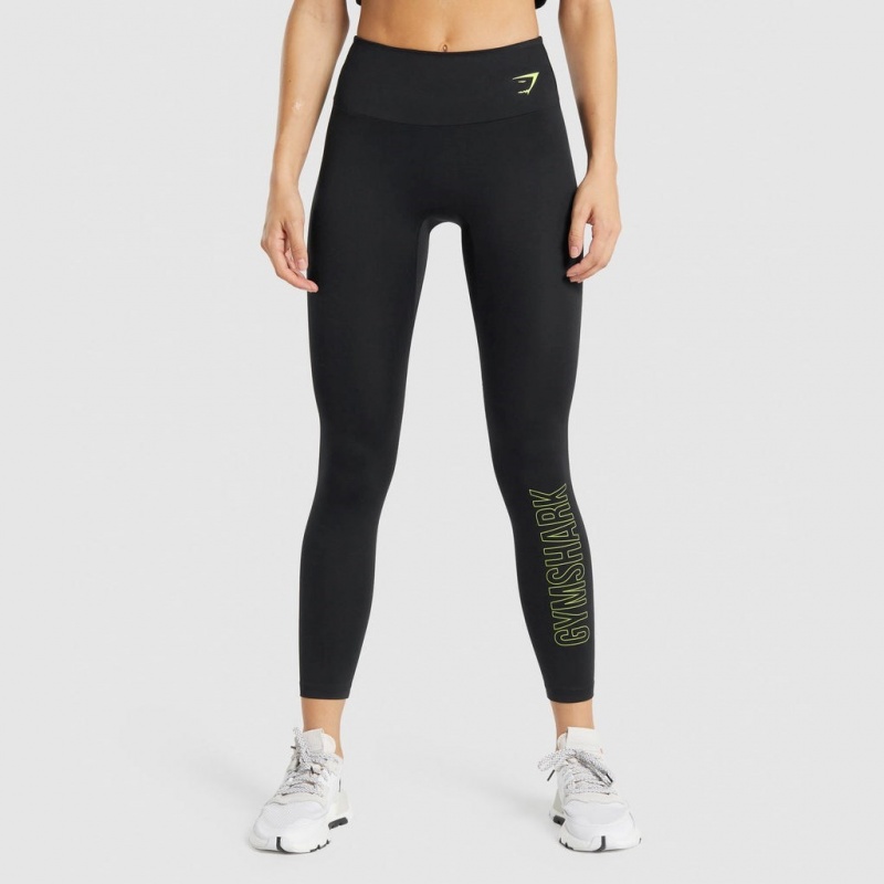 Κολαν Gymshark Αθλητικά σταμπεσ μαυρα | 537YLCTBS