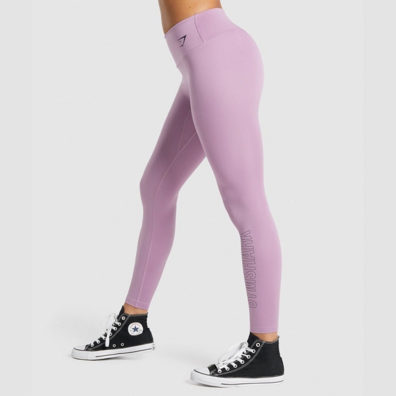 Κολαν Gymshark Αθλητικά σταμπεσ μωβ | 674IRAMGO