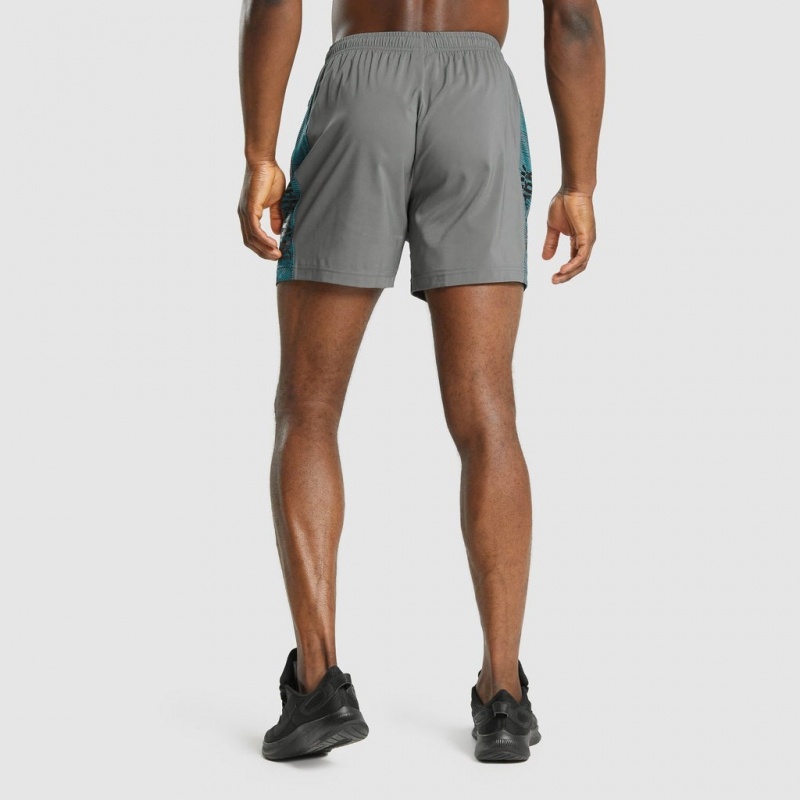 Σορτσ Gymshark σταμπεσ Αθλητικά γκρι | 970XGIWVN