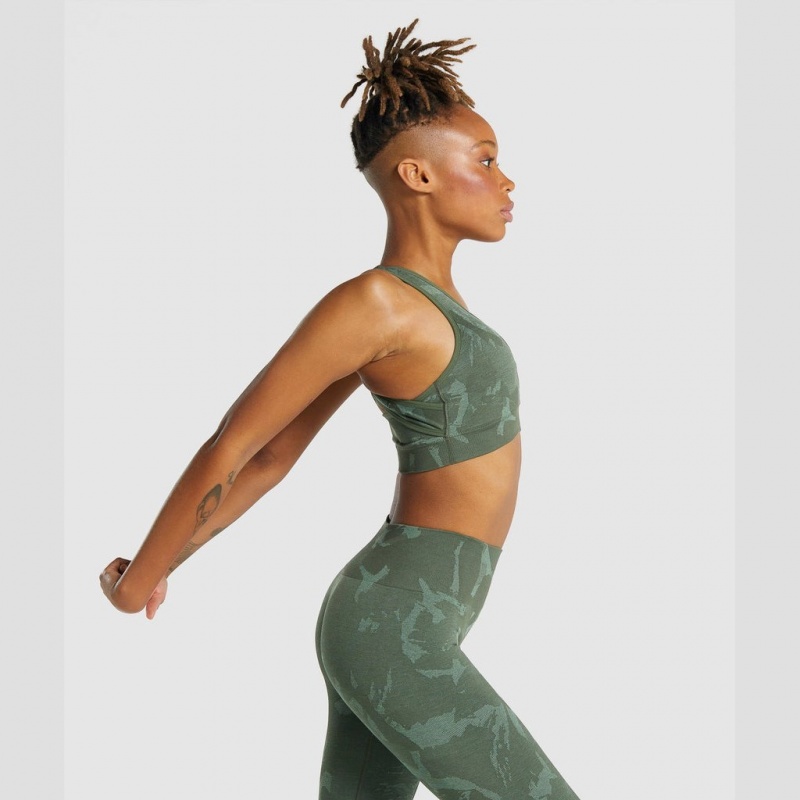 Αθλητικο Σουτιεν Gymshark Adapt Camo Seamless Savanna | 947TSYRBX