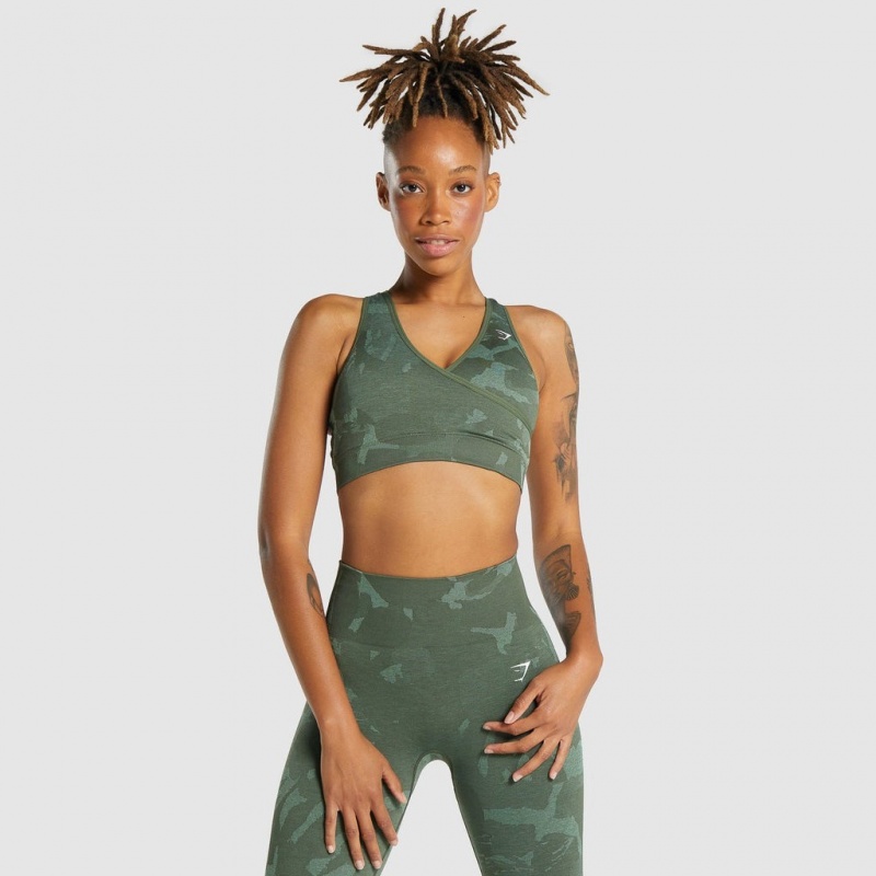 Αθλητικο Σουτιεν Gymshark Adapt Camo Seamless Savanna | 947TSYRBX