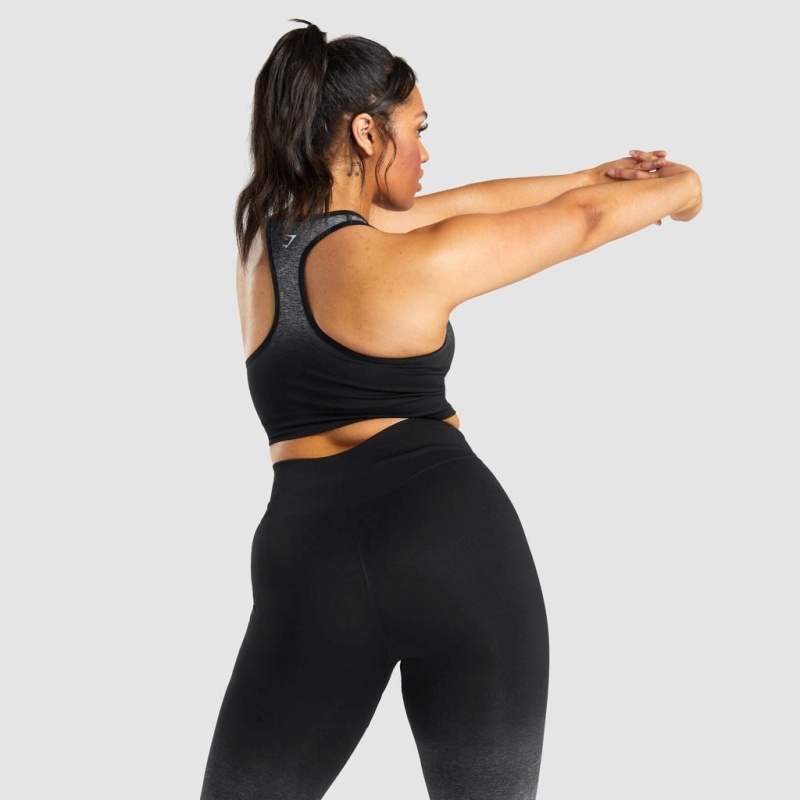 Αθλητικο Σουτιεν Gymshark Adapt Ombre Seamless μαυρα μαυρα | 768ACFSQT