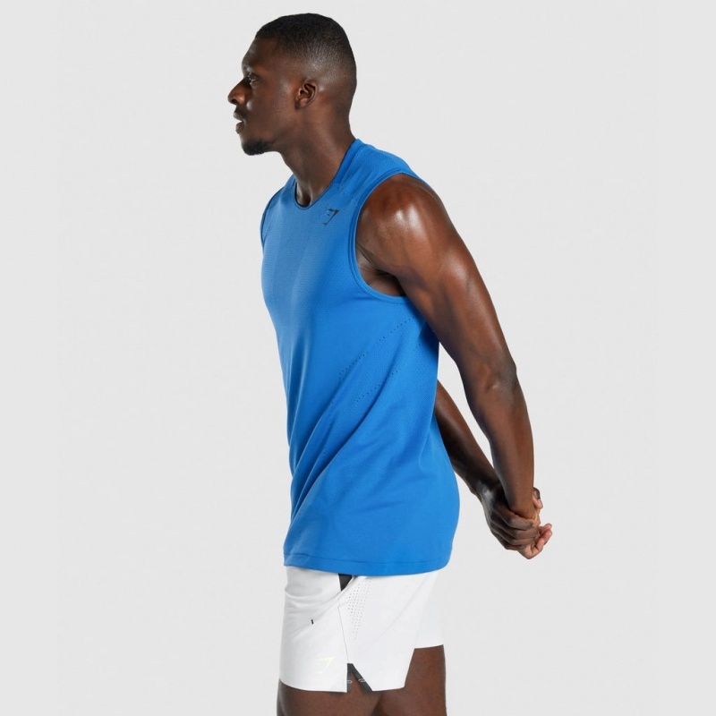 αμανικα μπλουζακια Gymshark Apex Seamless μπλε | 392JMXVFQ