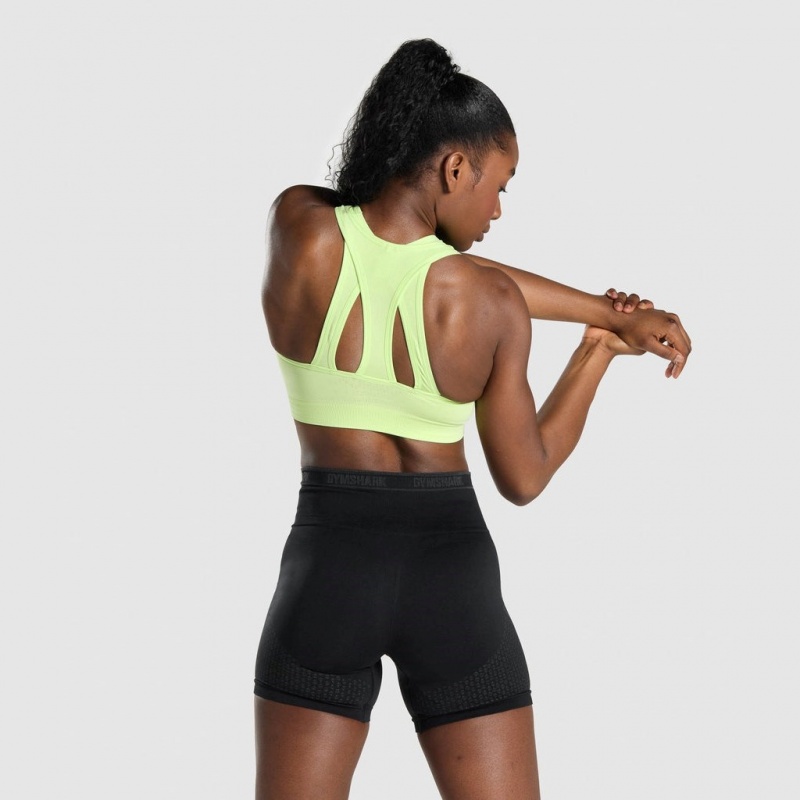 Αθλητικο Σουτιεν Gymshark Apex Seamless πρασινο ανοιχτο πρασινο | 472RYLKZT
