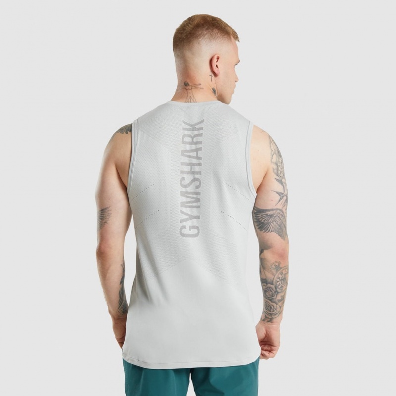 αμανικα μπλουζακια Gymshark Apex ανοιχτο γκρι | 329EUTFQK