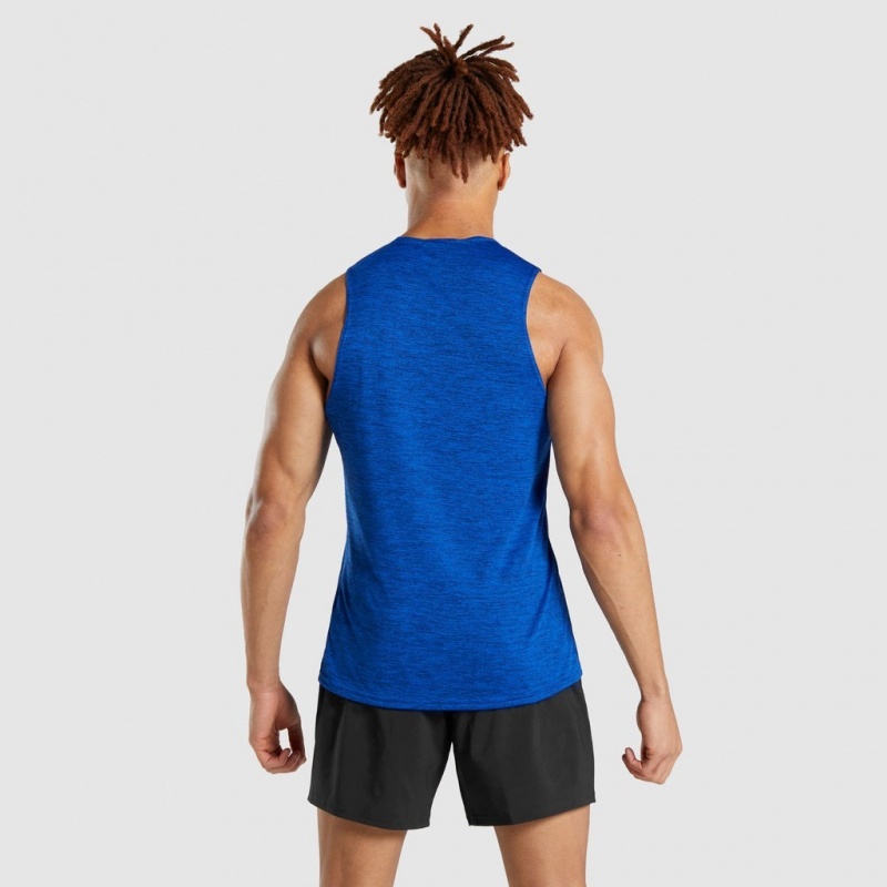 αμανικα μπλουζακια Gymshark Arrival Marl μπλε | 194DGIYHV