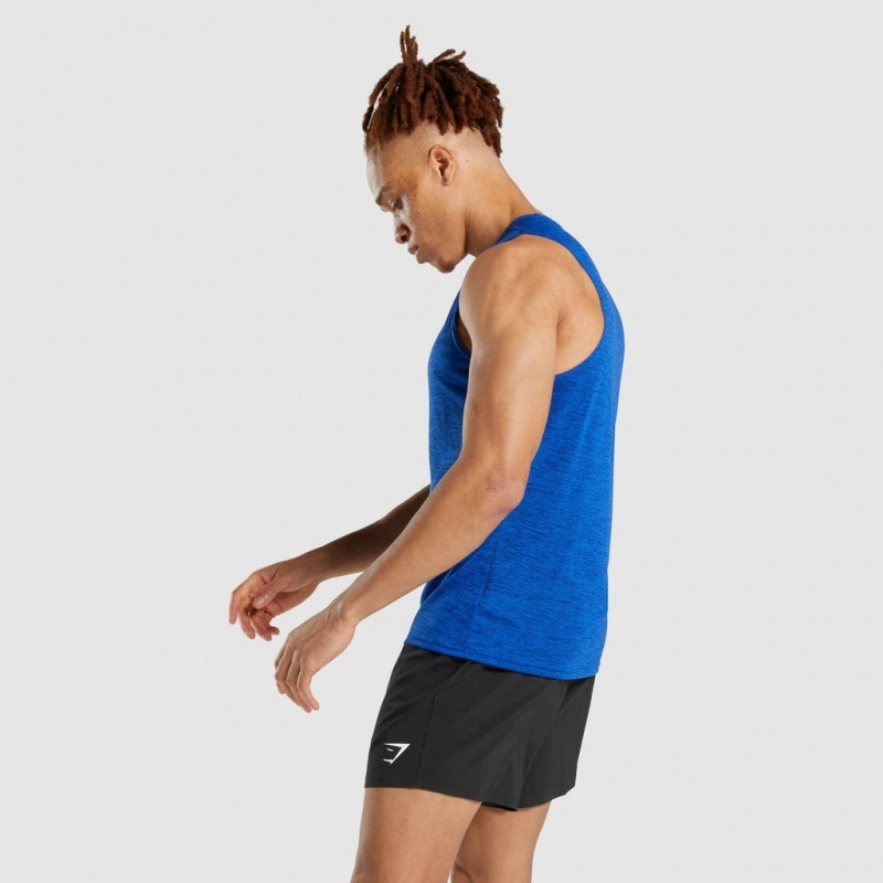 αμανικα μπλουζακια Gymshark Arrival Marl μπλε | 194DGIYHV