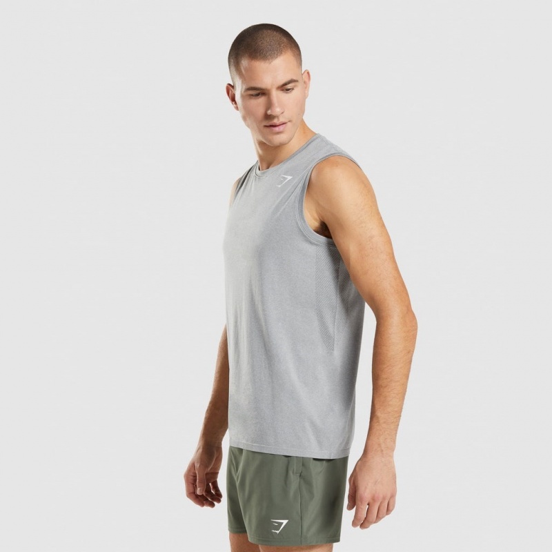 αμανικα μπλουζακια Gymshark Arrival Seamless γκρι | 678NXJWFP