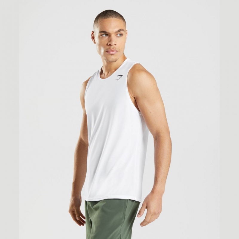 αμανικα μπλουζακια Gymshark Arrival ασπρα | 083EZPKIX