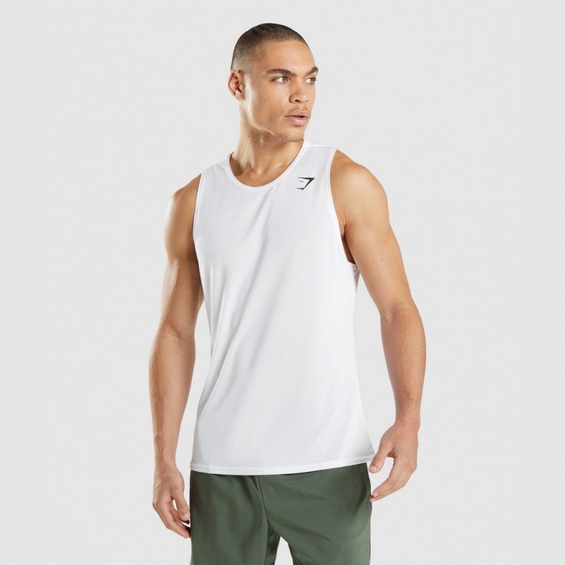 αμανικα μπλουζακια Gymshark Arrival ασπρα | 083EZPKIX