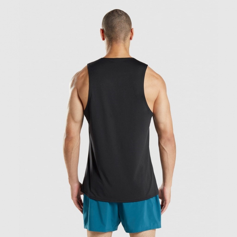 αμανικα μπλουζακια Gymshark Arrival μαυρα | 910SOUVED