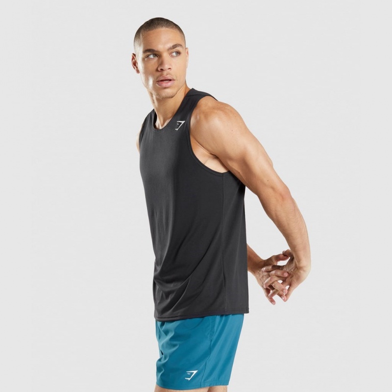 αμανικα μπλουζακια Gymshark Arrival μαυρα | 910SOUVED