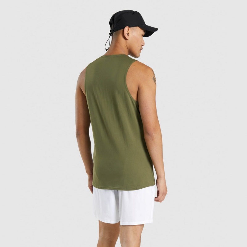 αμανικα μπλουζακια Gymshark Arrival σκούρο πρασινο | 284DLAFJV