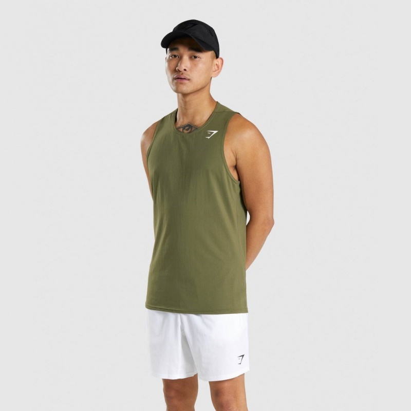 αμανικα μπλουζακια Gymshark Arrival σκούρο πρασινο | 284DLAFJV