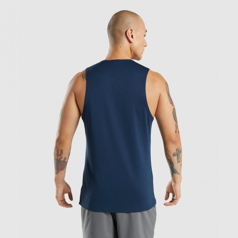 αμανικα μπλουζακια Gymshark Arrival σκουρο μπλε | 413XOQLBE