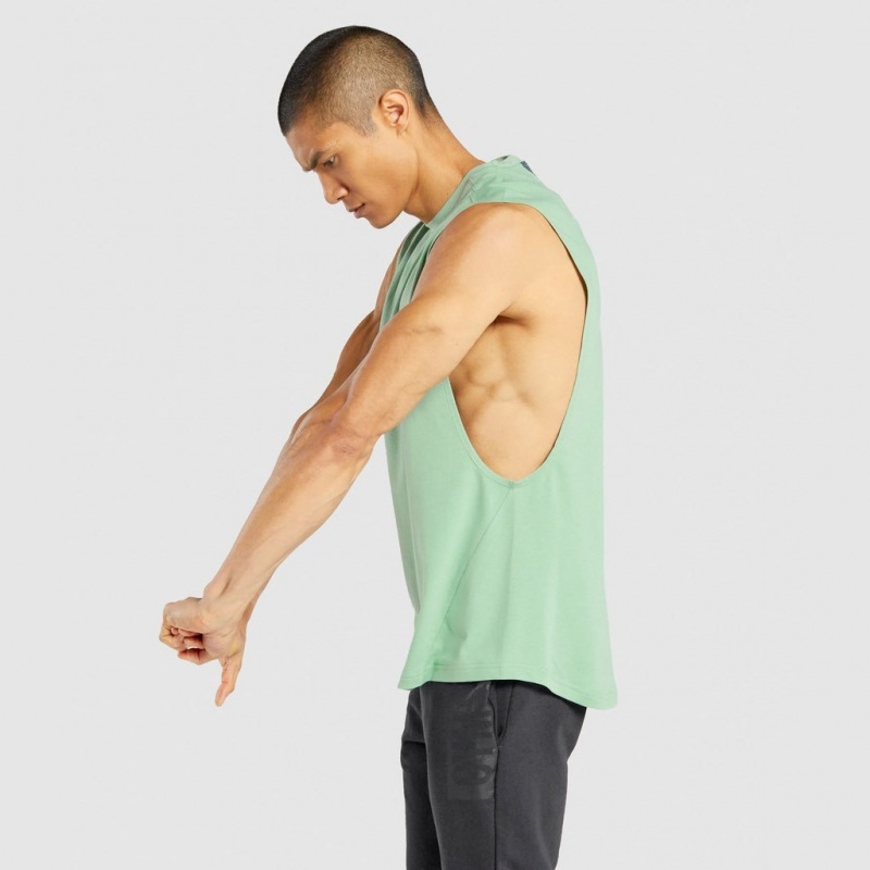 αμανικα μπλουζακια Gymshark Bold Drop Arm πρασινο | 439ZSAKNR