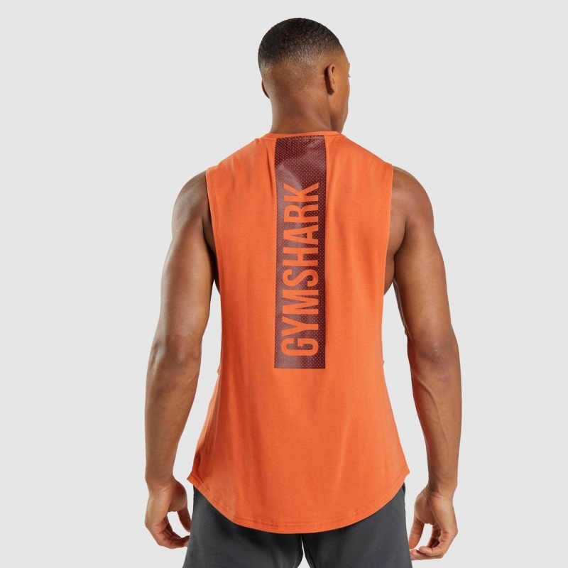 αμανικα μπλουζακια Gymshark Bold Drop Arm πορτοκαλι | 591CZHXSG