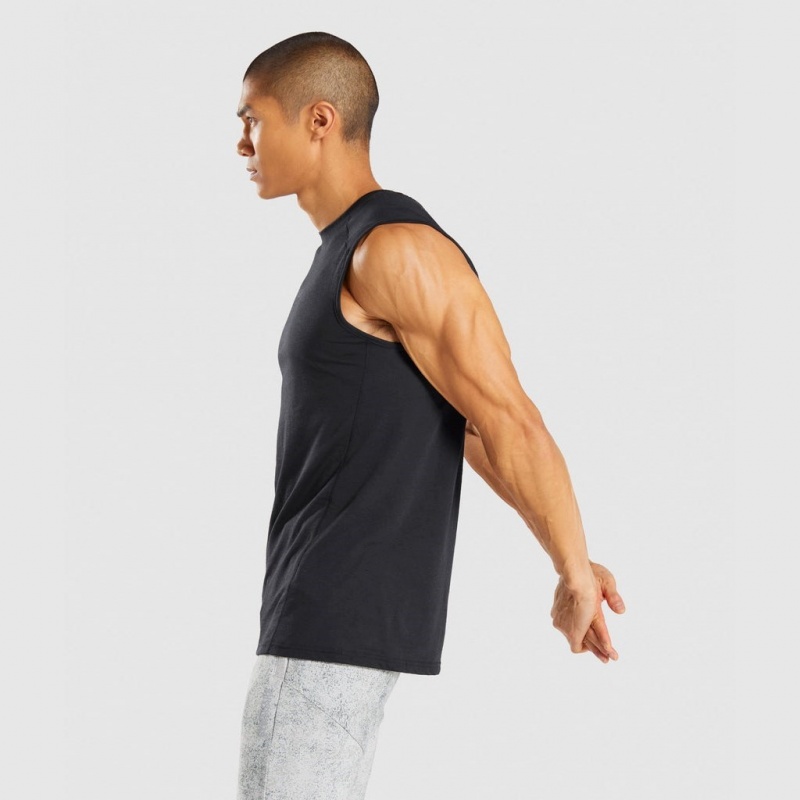 αμανικα μπλουζακια Gymshark Chalk μαυρα | 354JUDYKE