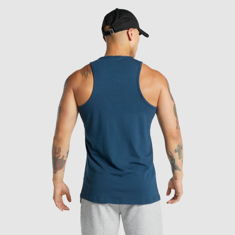 αμανικα μπλουζακια Gymshark Critical 2.0 σκουρο μπλε | 157BIOTPU