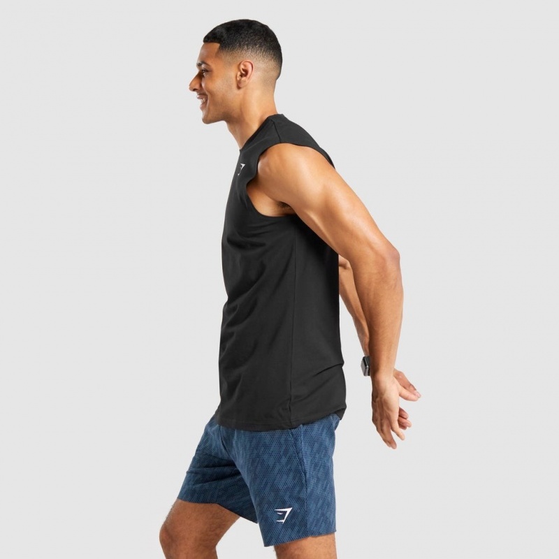 αμανικα μπλουζακια Gymshark Critical αμανικα Tee μαυρα | 254RPYDLU