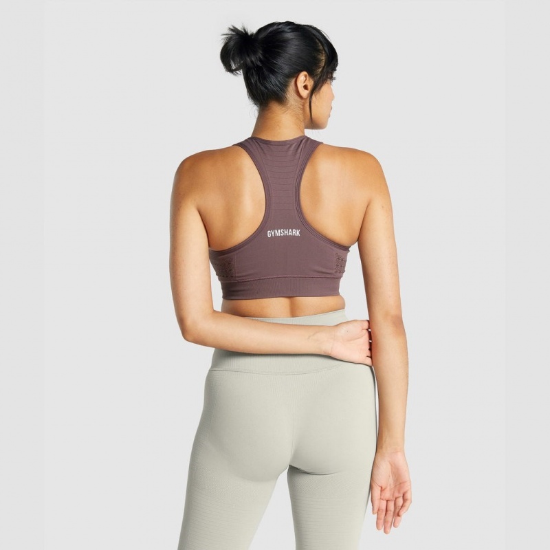 Αθλητικο Σουτιεν Gymshark Energy Seamless καφε | 536SAIJRZ