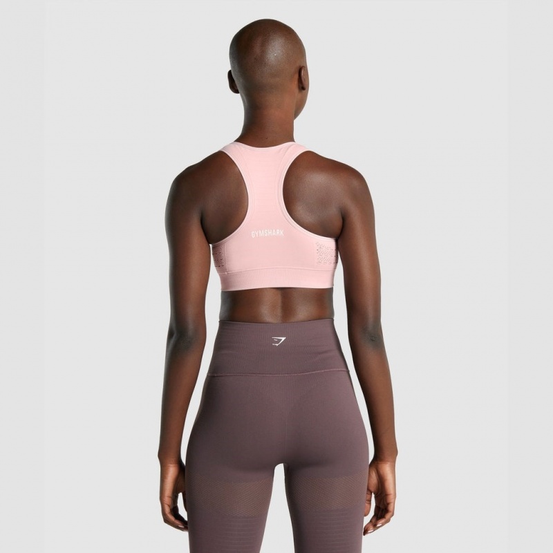 Αθλητικο Σουτιεν Gymshark Energy Seamless ανοιχτο ροζ | 637DUQMCG
