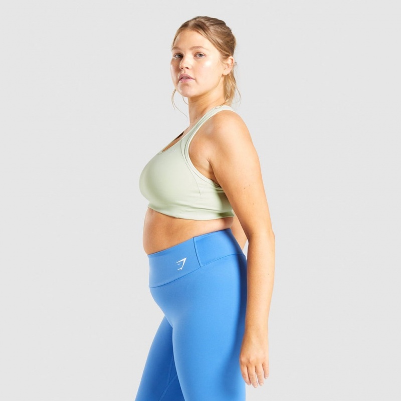 Αθλητικο Σουτιεν Gymshark Essential Racer Back Αθλητικά ανοιχτο πρασινο | 095YIBDVA